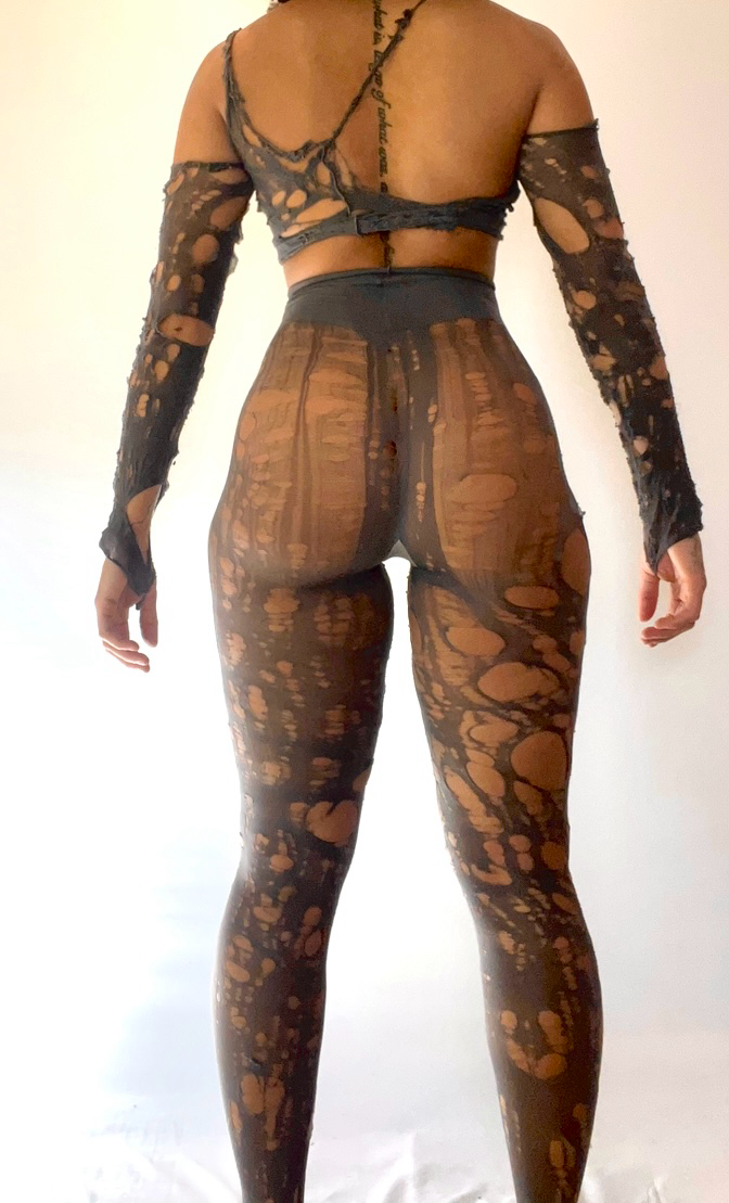 ARACHNID two piece set GREY