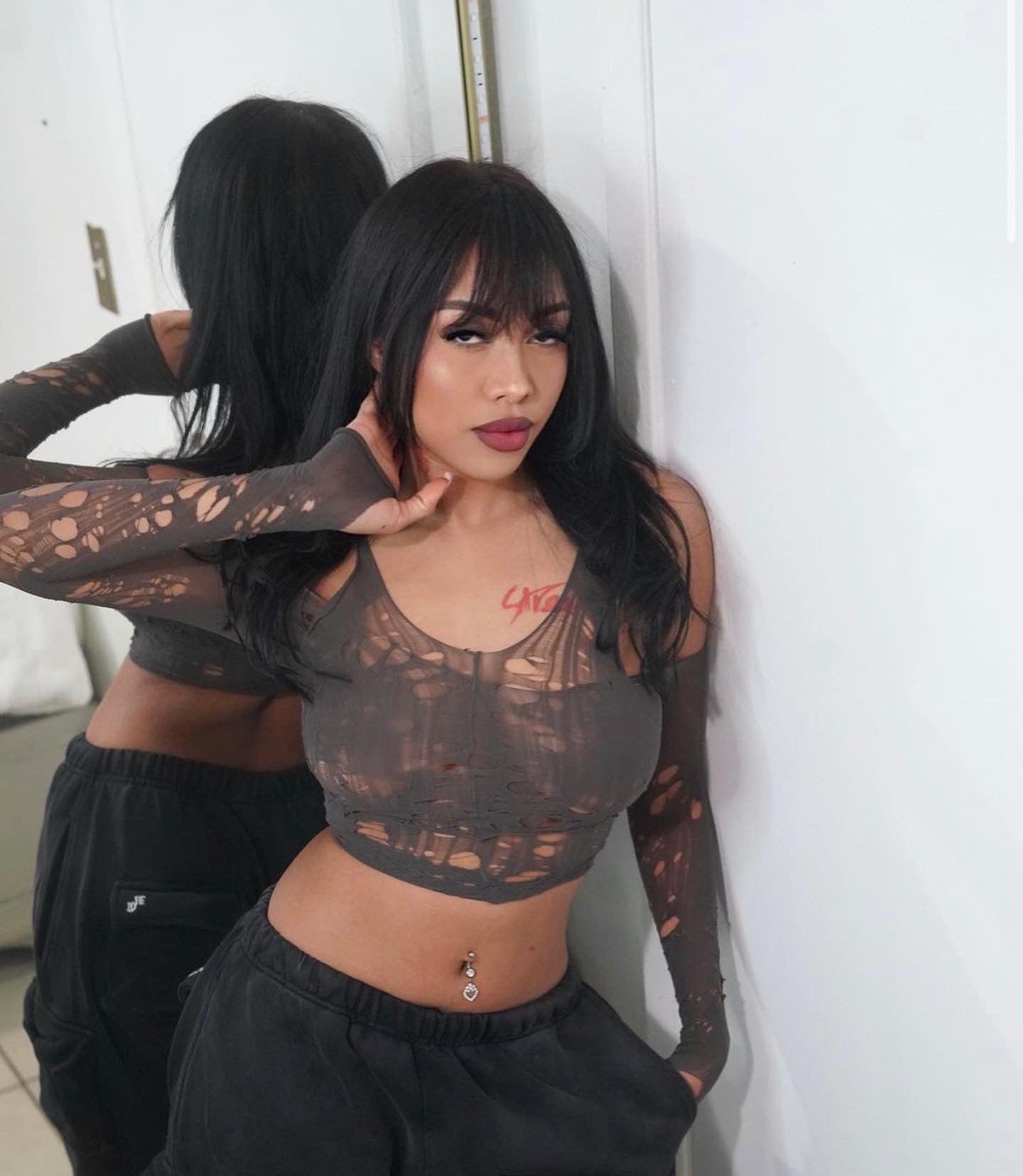 ARACHNID two piece set GREY
