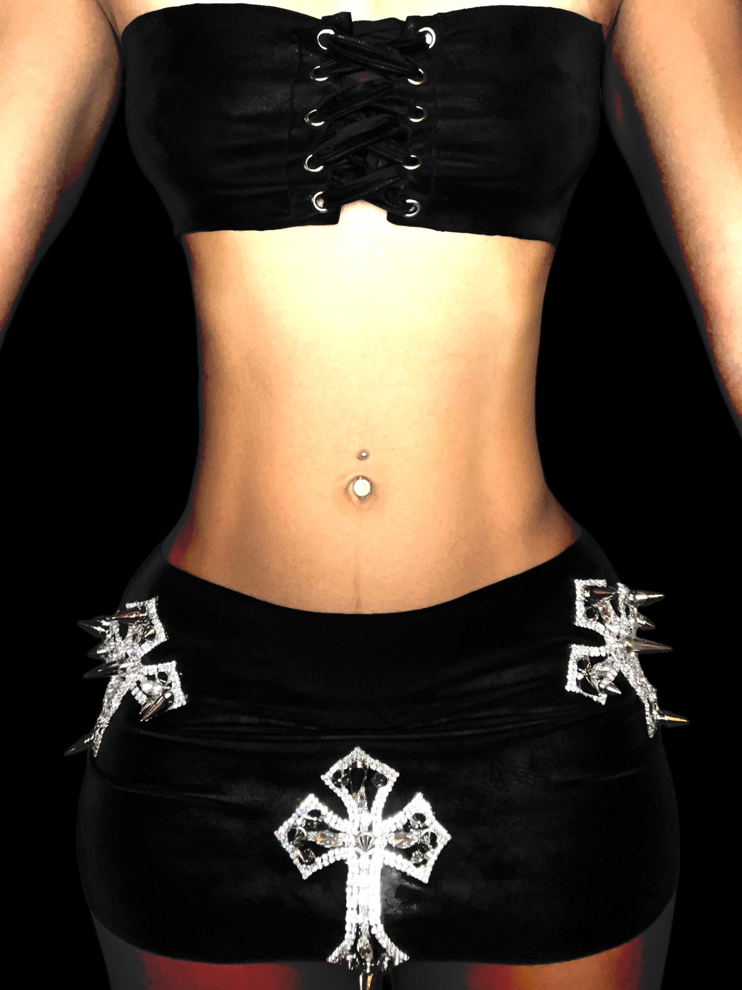 ALL NIGHTER crop top