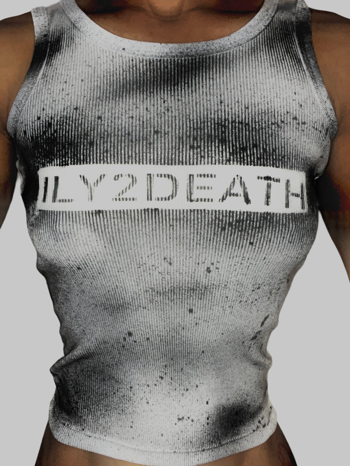 ILY2DEATH tank white